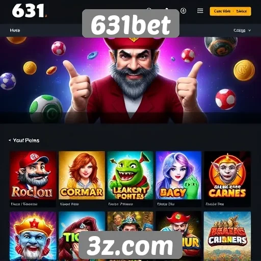 Versatilidade dos jogos disponíveis na plataforma 631bet