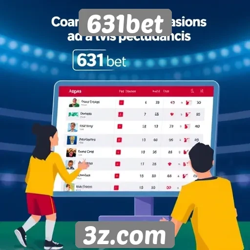 Apostas ao vivo e suas funcionalidades no 631bet