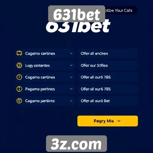 Opções de pagamento disponíveis no 631bet